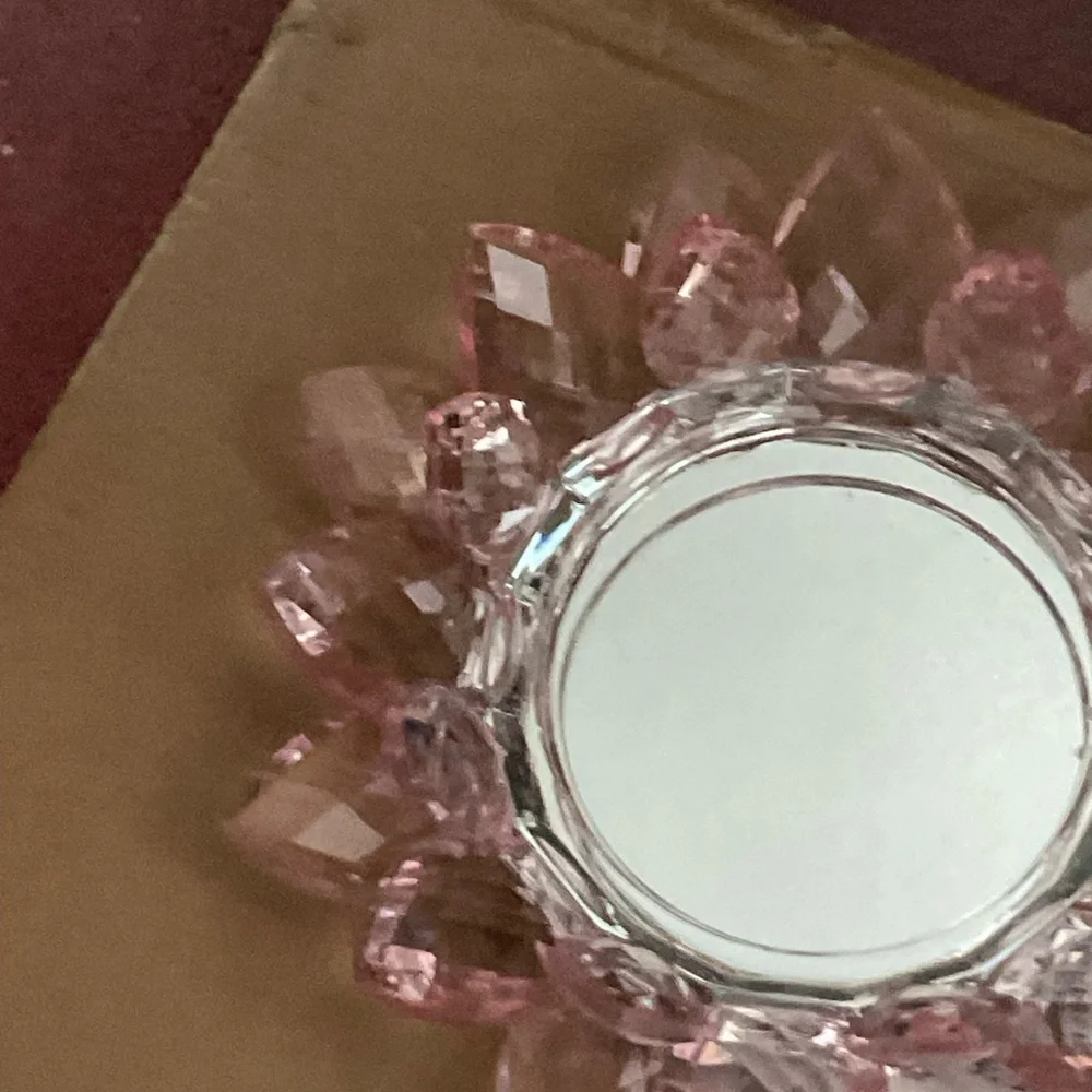 Pink Crystal Flower Lotus by Valerie NWT
